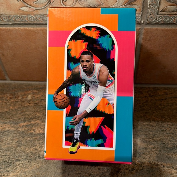 Dejounte Murray Fiesta San Antonio Spurs Bobblehead - Picture 7 of 10